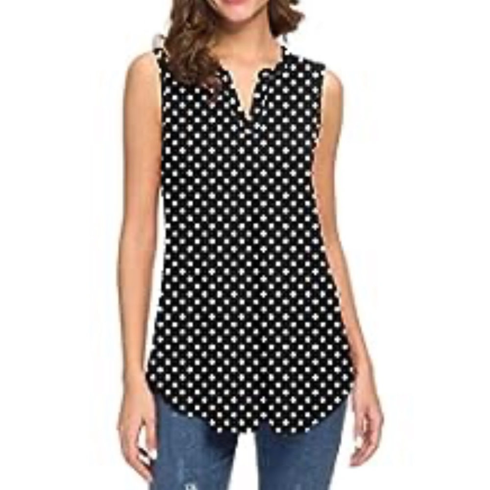 G Collection Poka Dot Blouse